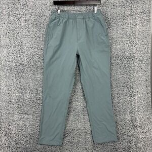 Topo Designs Pants Mens Large Green Nylon Hiking Elastic Waist Outdoor Jogger